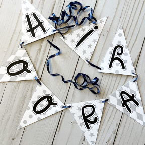 Hooray! A Printable DIY Banner for Celebrating the Little Things
